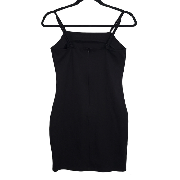 Akira Spaguetti Straps Black Mini Dress Size Medium - Picture 2 of 10